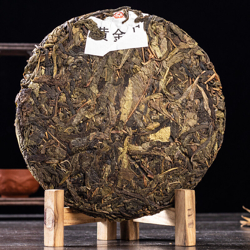 Mengsong Spring Tea Golden Jiahuang Tablets Grain Tea Pu'er Tea Raw Tea 357g