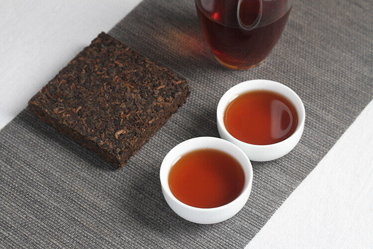 HelloYoung 100g  Yunnan Puerh Tea Leaves Yunnan Square Brick Puerh Ripe Tea
