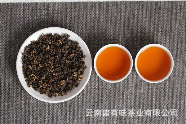 HelloYoung 350g/can Fengqing Flower and fruit aroma golden snail Dian Hong tea (two leaves)