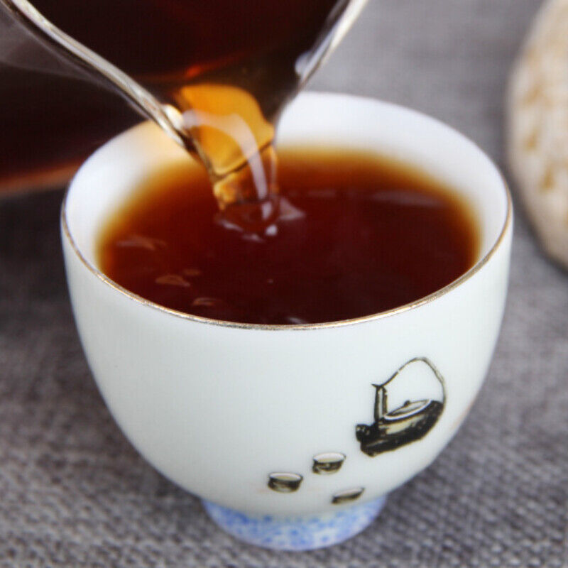 HelloYoung Yunnan Shu Puer Mini Ripe Pu-erh Tea Golden Buds Imperial Ripe Puer , 100g