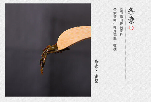 HelloYoung 208g Anhua Black Tea Authentic Hunan Tea Hand-built Aged Tian Fu Brick Tea