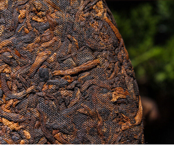 HelloYoung 357g Yunnan Pu'er Ripe Tea Cake Menghai Ancient Golden Bud Ripe Tea Cake Ripe Pu