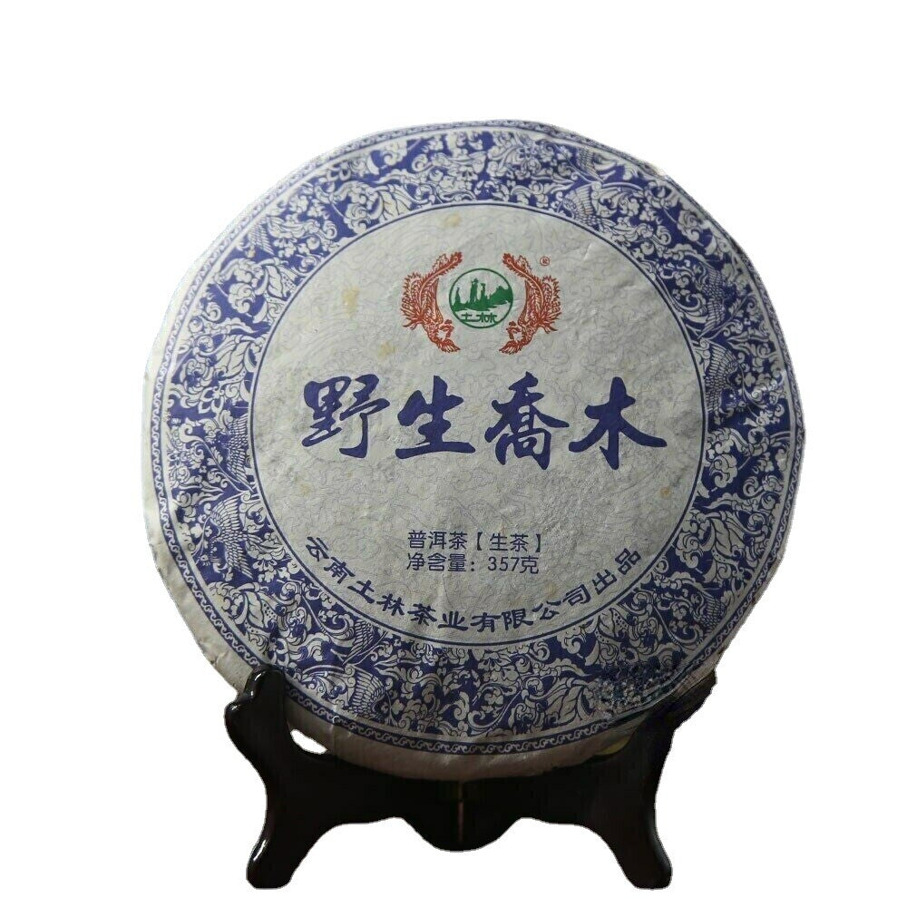 357g TuLin Phoenix Sheng Puer Top-grade "Ye Sheng Qiao Mu" Pu-erh Shen Puerh Tea Main image