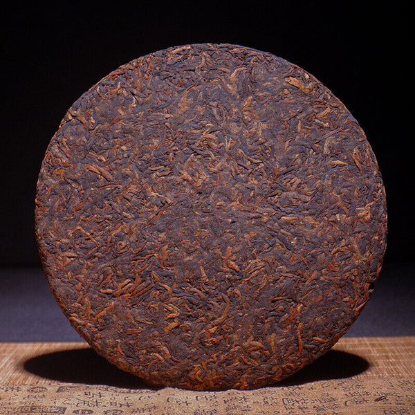 Puerh Ripe Tea Cake Aged Golden Needle 357g Tea Pu-er Tea Cake