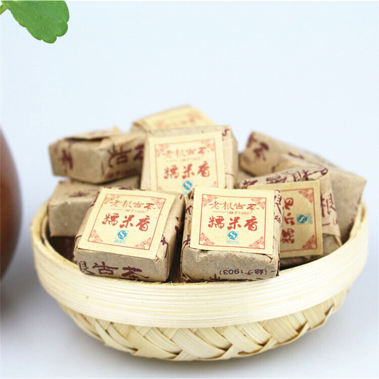 HelloYoung 500g Yunnan Menghai Glutinous Rice Pu-erh Tea Pu-erh Mini Tuocha Square Brick Main image