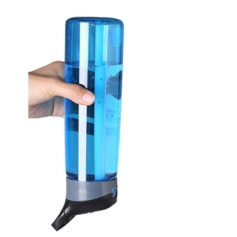 Leak-proof Straw Drinkware Water Bottle Portable Bottle Sports Plastic Flask Lid
