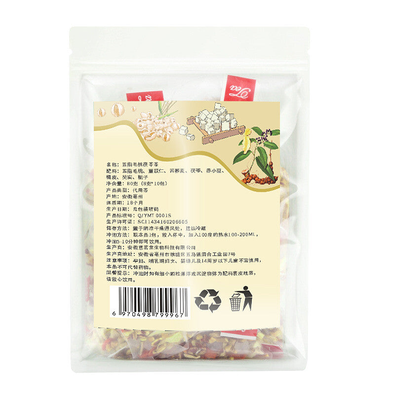 Triangle Bags Herbal Health Supplement Live Stream Hot Ficus Hirta Poria Tea