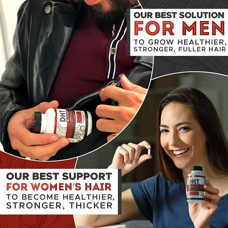 DHT Blocker Capsules Biotin 5000 MCG Hair Care 60 Capsules 30days Supply
