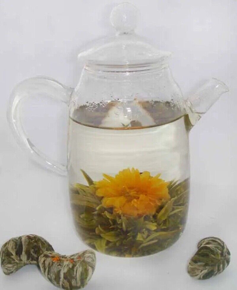 CE Marking Chinese Natural Flowering Tea Gold Ingot 20pcs Secondary image
