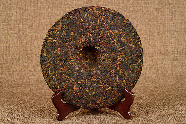 HelloYoung 357g Yunnan Pu'er Ripe Tea Jingmai Mountain Seven Cakes Ripe Tea Pu'er Tea