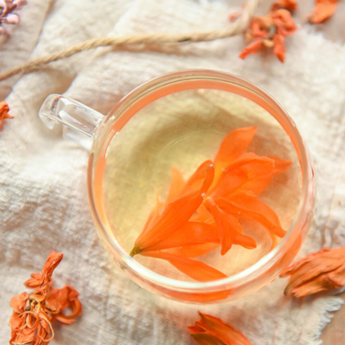 Dried Lily Tea Hand Picking Dried Flower Tea Elmination of Toxicant Healthy Tea
