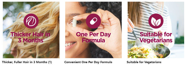 2bottles Hair Growth |Supports Growth of Thicker,Fuller Hair,60 Count