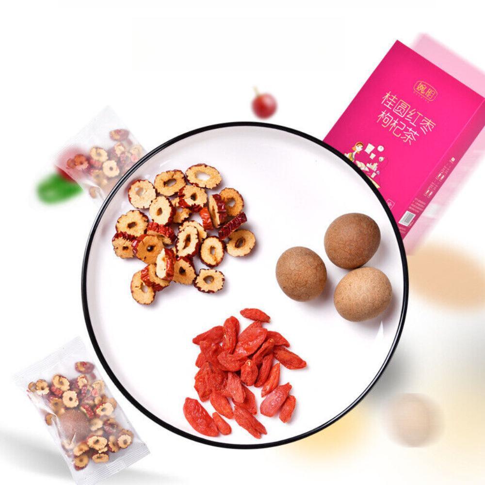 Muse Combination Flower Tea Health Tea Wanming Longan Red Dates Wolfberry Tea