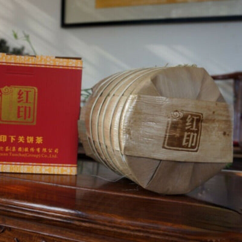 357g/12.59oz Natural Ancient  Pu Erh Cha Puer Tea Classic Red Seal Xiaguan Pu'er