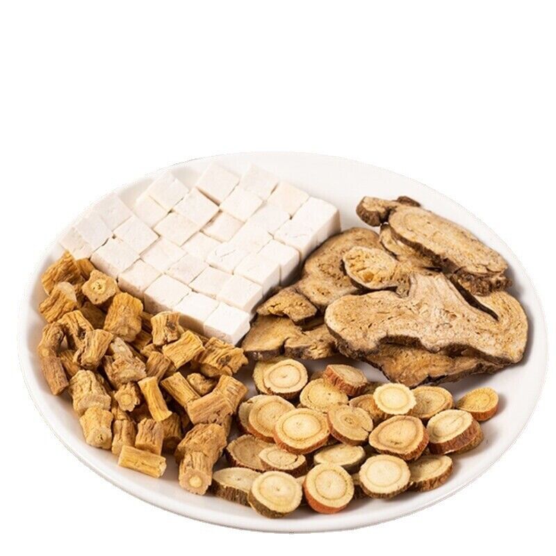 HelloYoung Si Jun Zi Tang Codonopsis Poria Licorice Rhizoma Atractylodis Macrocephalae 33g