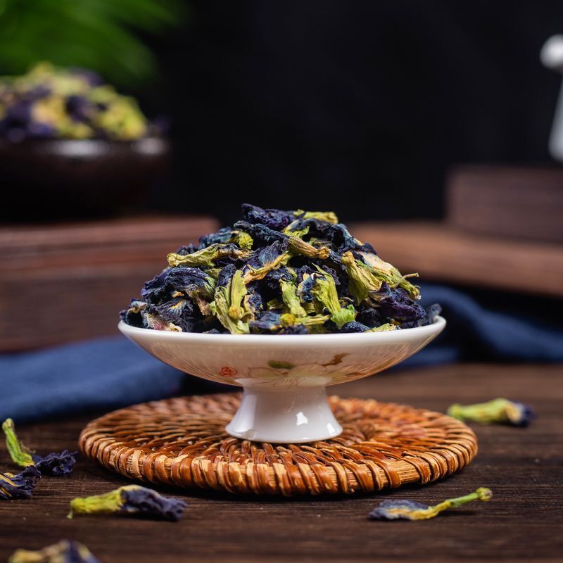Dried Flower Blue Butterfly Tea Natural Food Pigment Butterfly Bean Flower