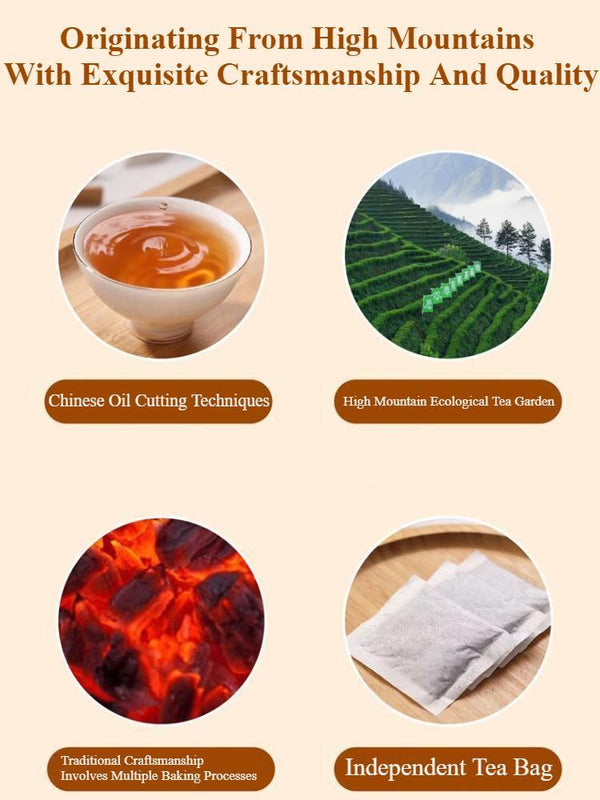 Premium Quality Additive-Free Carbon roasted oolong tea: strong aroma type