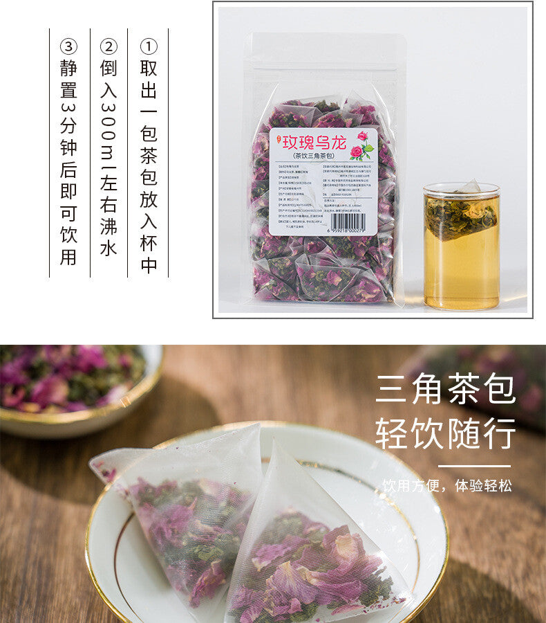 Floral Cold Brew Blend 50 packs Rose Oolong Tea Bags