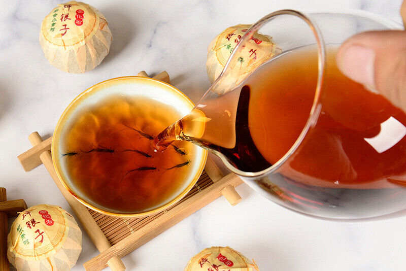 HelloYoung 500g High Quality Yunnan Pu'er Tea Ripe Tea Pu'er