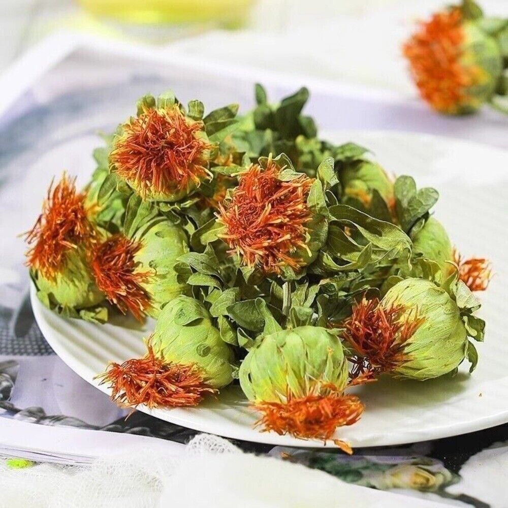Premium Whole Safflower 250g Authentic Chinese Herbal Health Tea