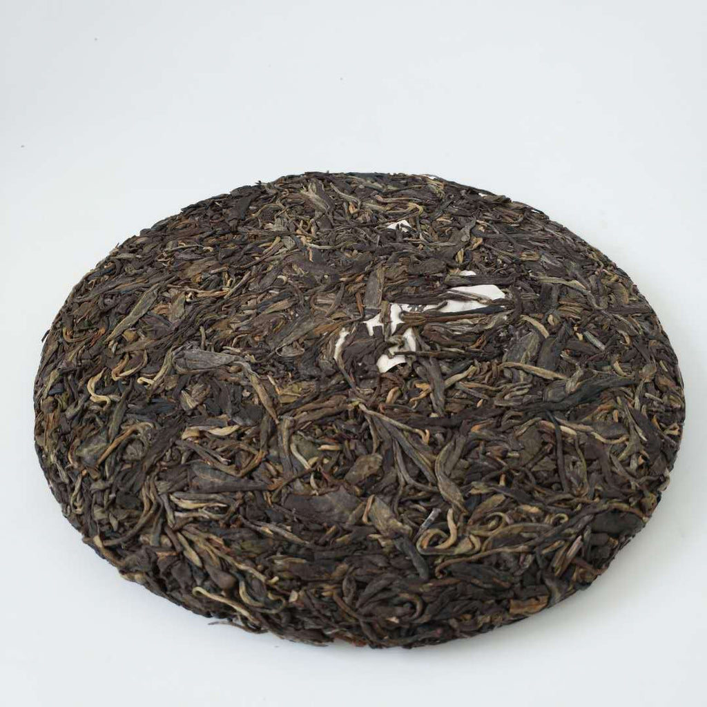 HelloYoung Yunnan Pu'er Tea Raw Tea Cake Aged Old Tea Qiao Mu Qi Zi Cakes 357g/12.59oz