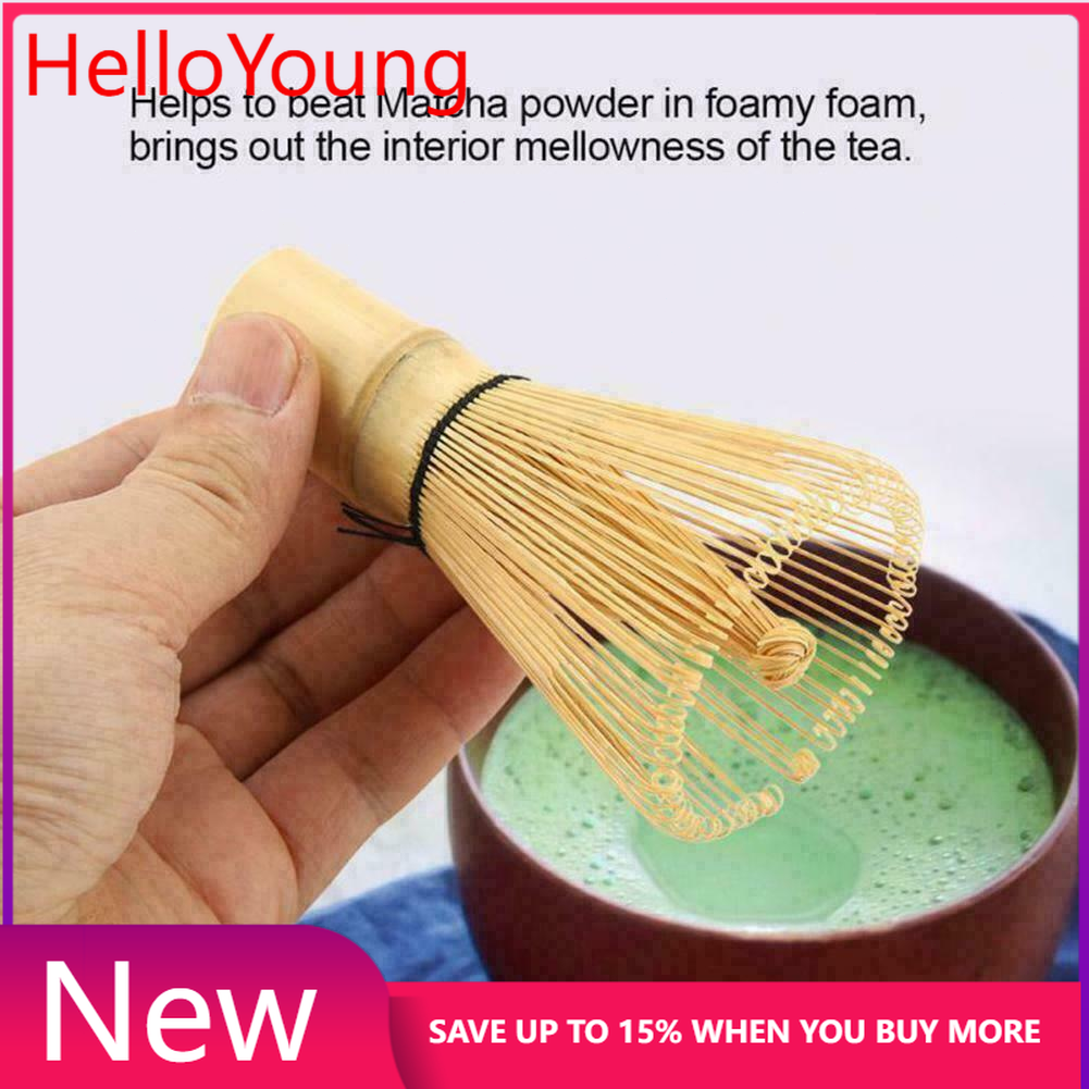 Bamboo Matcha Whisk Set Chasen Chashaku Matcha Whisk for Japanese Tea Ceremony Main image