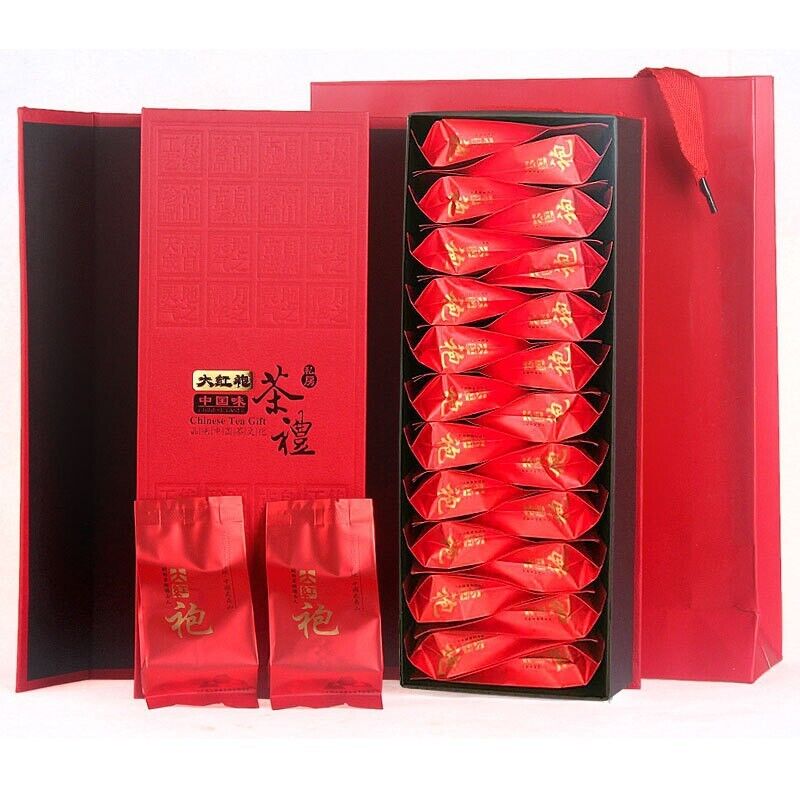 Da Hong Pao Cinnamon Oolong Tea Jin Jun Mei Black Tea Gift Set with Bi Luo Chun Secondary image