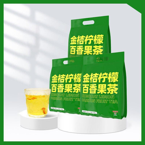 Natural Summer Fruit Flavored Tea Drink Kumquat Lemon Passion Fruit Tea