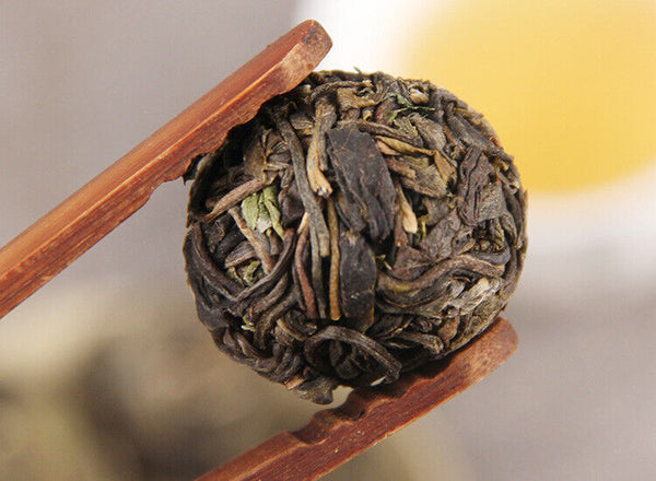 HelloYoung Glutinous Rice Fragrance Pu'er Raw Tea Dragon Pearl 500g Pu'er Tea Tuocha