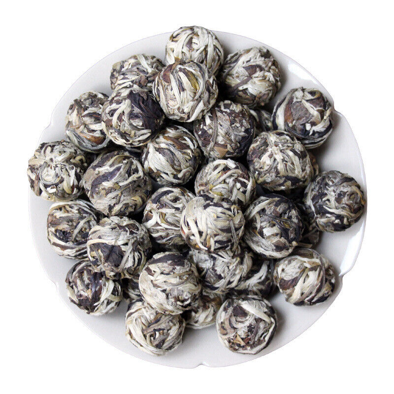 HelloYoung Dragon Pearl Tea Raw Pu-erh Tea White Moonlight White DianhuoTea From 10 pcs.