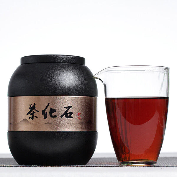 Yunnan Puerh Menghai Ripe Tea Jasmine Tea Fossil 500g Tin