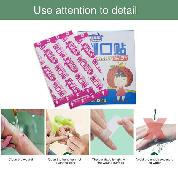 Bei Ta Guo Guo Chuang Ke Tie Fang Mo Jiao贝塔果果创可贴防磨脚透明可爱防水创口贴微孔透气贴