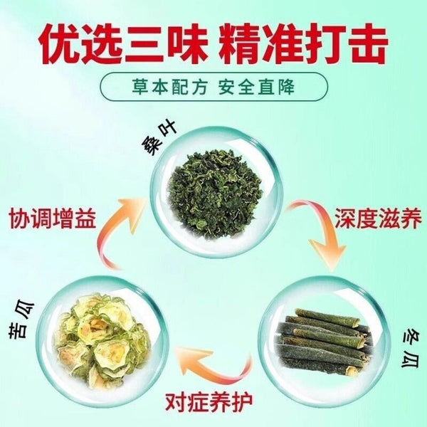 Mulberry Leaf Gourd Tea 40 Bags Herbal Detox Blend Natural Premium Loose Leaf