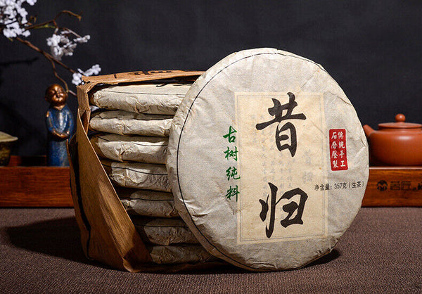 Yunnan Pu'er Tea Raw Tea Cake 357g Ancient Tree Tea Raw Tea Healthy Drink