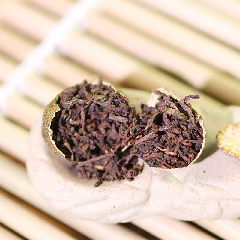 HelloYoung 500g Pu'er Ripe Tea Xinhui Chenpi Xiaoqinggan Traditional Method of Production