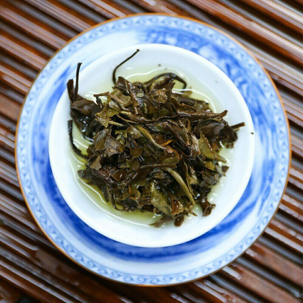 HelloYoung 350g Top White Tea Fuding Shou Mei Organic White Tea Cake High Mountain Bai Cha