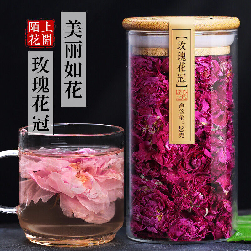 Dried Flower Rose Tea Large Rose Corolla Double Dried Rose Petals Health Tea Secondary image