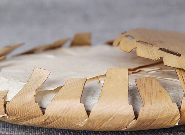 357g Ancient Tree Pu'er Tea Raw Tea Bamboo Leaves Icelandic Raw Tea Cake