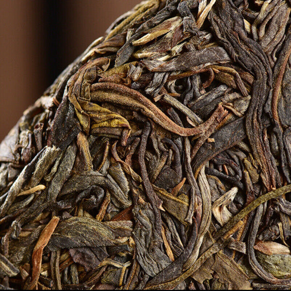 HelloYoung 357g Natural Big Leaf Pu'er Green Tea Health Yunnan Spring Pu-Erh Tea
