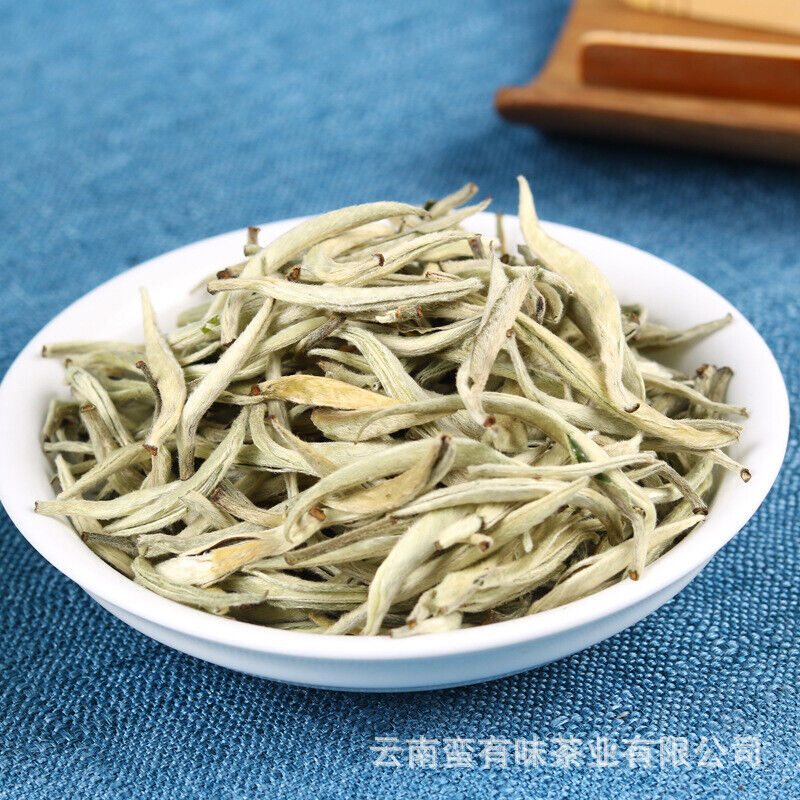 500g Puerh Raw Tea White Hair Silver Needle Single Bud (Medium Bud) Loose Tea Secondary image