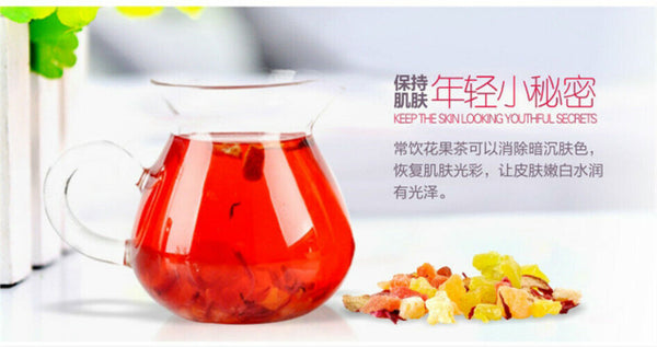 HelloYoung Chinese Fruit Tea Flavored Tea Weight Loss Specialty Drink Dired Flower Tea 250g