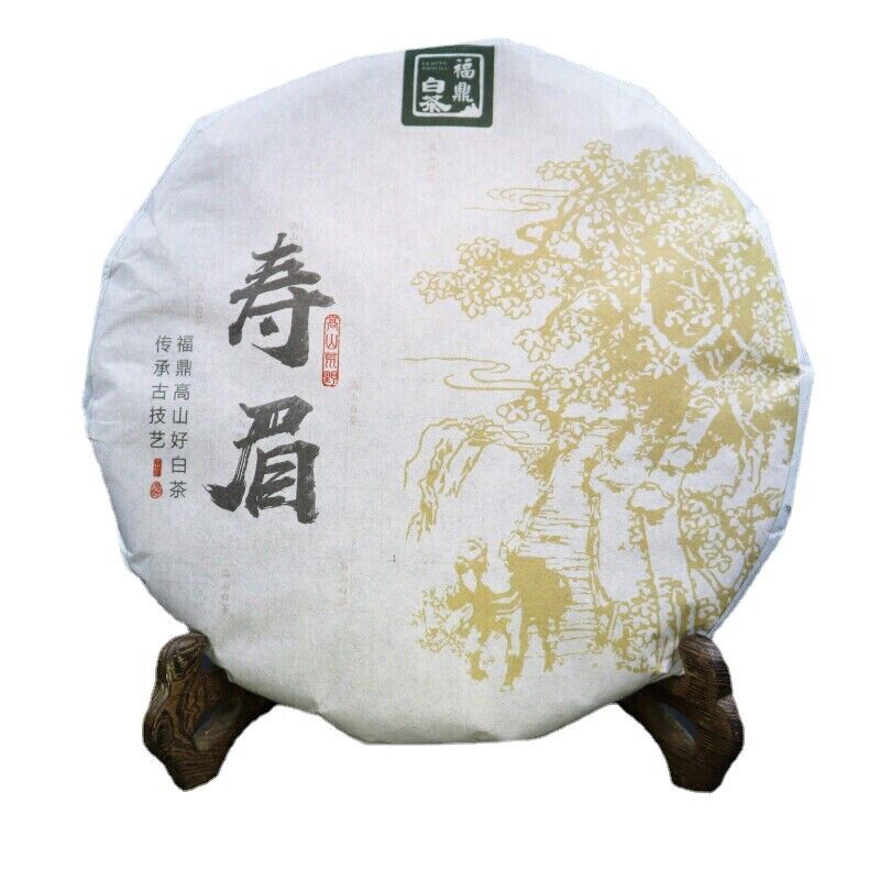 HelloYoung White Tea Cake High Mountain Bai Cha 350g High Quality White Tea Fuding Shou Mei Secondary image