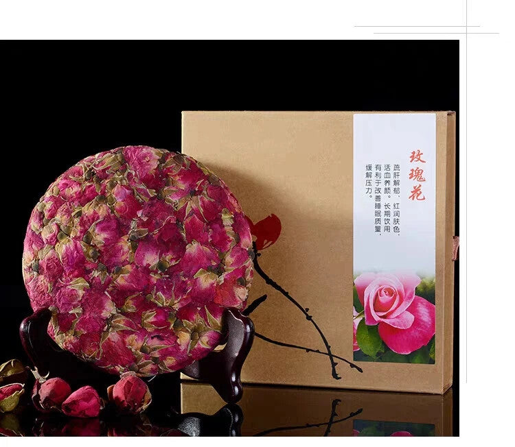 Dried Flower Tea Cake 200g Natural and Healthy Dried Flower Tea Rose Flower Cake