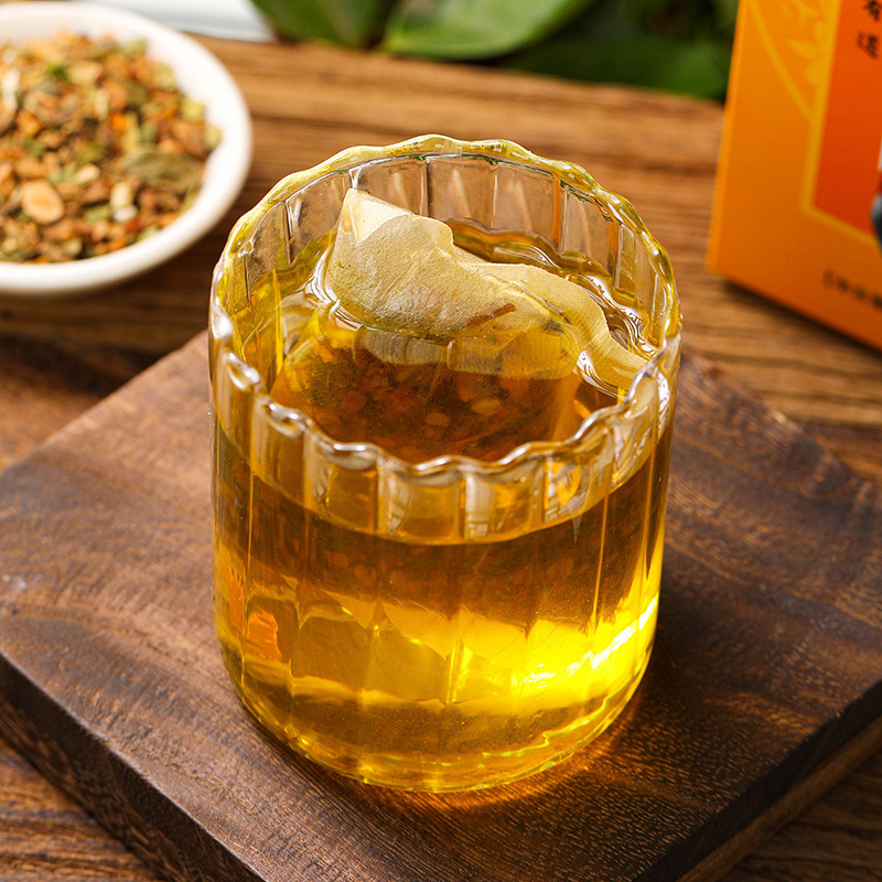 HelloYoung 150g Traditional Golden Formula JinShiQing Tea Herbal Remove Stone Health Tea