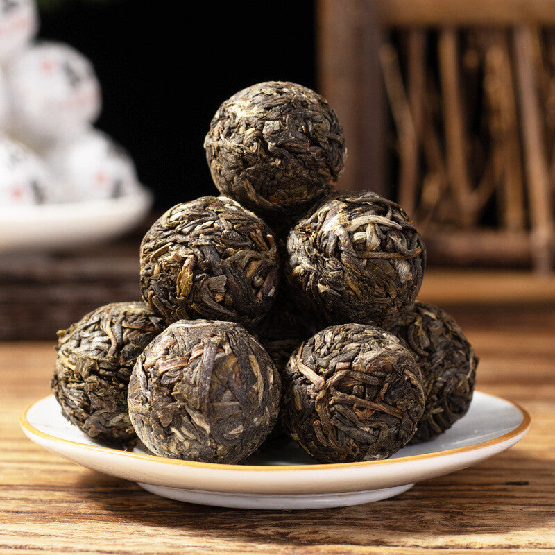 500g Yunnan Pu'er Raw Tea Dragon Pearl Tea Lincang Iceland Raw/ripe Pu'er Tea