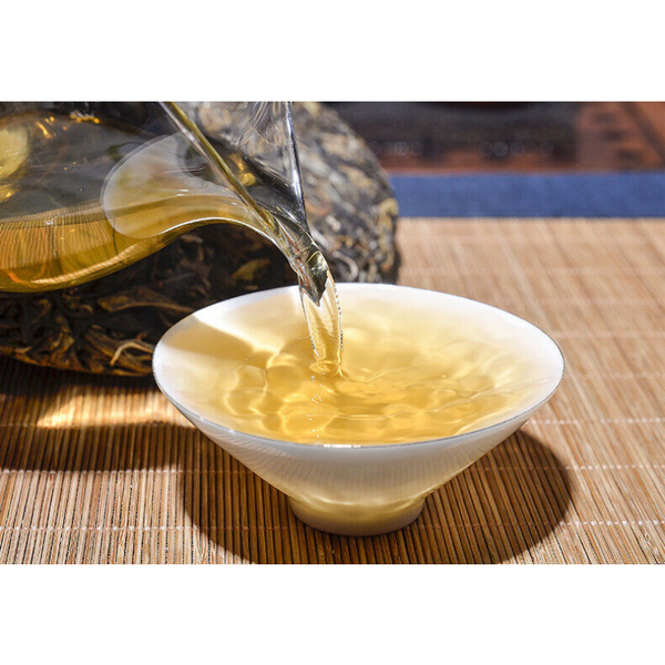 HelloYoung Pu-erh Tea Cake Yiwu Ancient Tree Cha Tea Green Tea Health Care 357g Yunnan