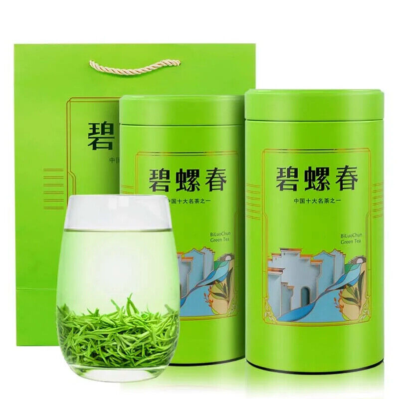 Hand Made Biluochun Green Tea Chinese Healthy Green Snail Spring Tea Loose Tea