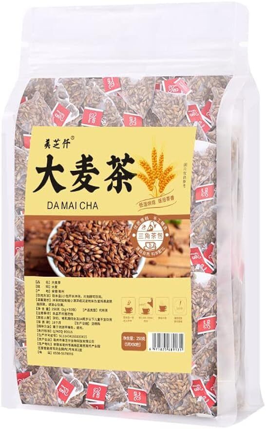 250g 5g*50packets Barley Tea,Loose Leaf Roasted Barley Herbal Tea 大麦茶 Main image
