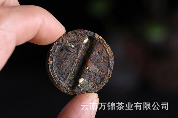 HelloYoung Yunnan Puer Small Tuocha Ripe Tea Original Mini Tuocha Small Round Tea Cake 500g