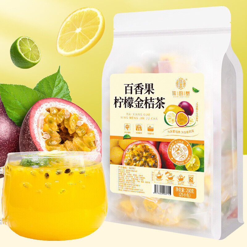 Passion Fruit Lemon Kumquat Tea Honey Freeze-dried Fruit Summer Cold Drink Secondary image